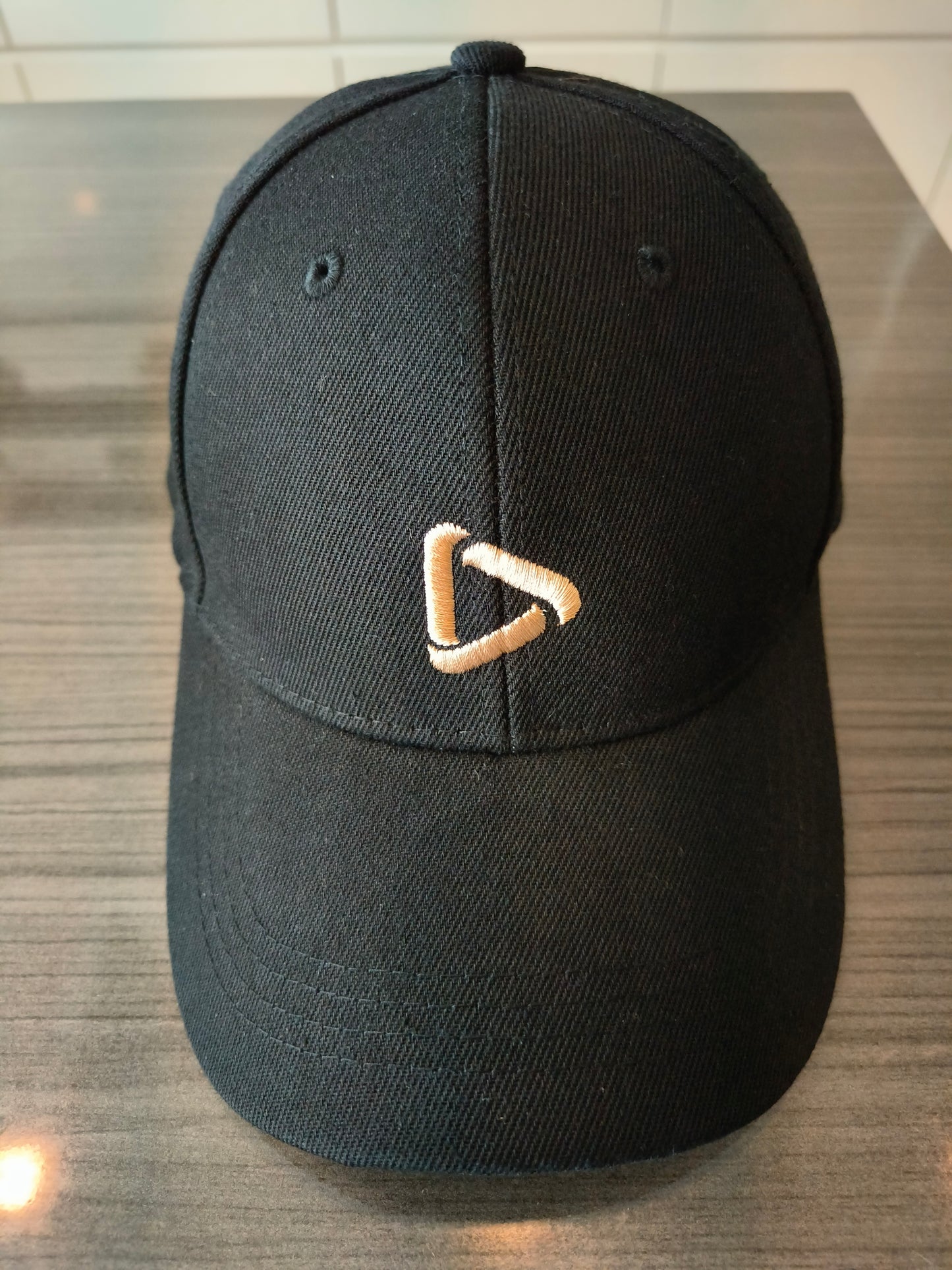 Consulus Pirate Black 6-Panel Wool Baseball Cap